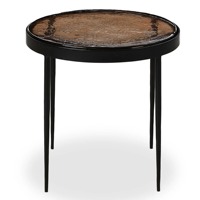 Meubles de salon de style unique table basse ronde en verre gigogne ensemble de tables basses en métal combinées au design de luxe moderne
