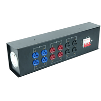 Boîtier de distribution d'alimentation Portable 6 voies 15A110V 32A entrée 5 cœurs prise de jauge américaine Audio/vidéo/éclairage professionnel petit