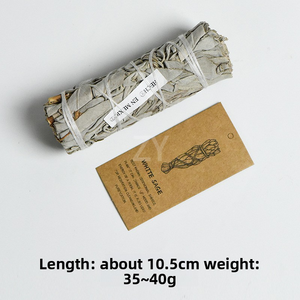 Bâtonnets de <span class=keywords><strong>sauge</strong></span> blanche bio et écologiques, Palo Santo, bâtonnets de purification de 4 pouces, bâtonnet de sélénite pour la purification de l'argent, la méditation, le yoga - Product Image 2