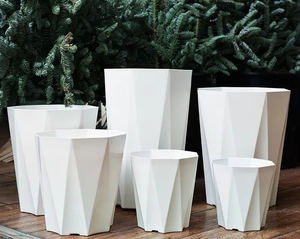 <b>Large</b> Plastic Resin Modern Home Use Extra-<b>Large</b> Thickened Plant <b>Pot</b> Green Plants Balcony Living Room <b>Flower</b> <b>Pots</b> - Product Image 2