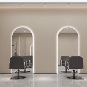 Mesa de Espejo para Salón de Belleza con Marco de Acrílico y Vidrio, Espejo Unidireccional con Luz LED, <span class=keywords><strong>Mejor</strong></span> Precio - Product Image 5