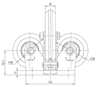 Guide-rouleau moderne pour cabine d'ascenseur, largeur de rail de guidage 10mm/16mm, pièces de rechange métalliques pour ascenseurs d'appartements, hôtels, hôpitaux