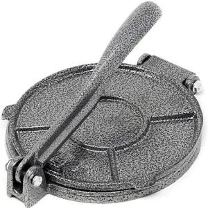 Chuyên Nghiệp Nhà Bếp Của Nhãn Hiệu Nhôm Tortilla Báo Chí Đúc Sắt 10 Inch Tortilla Báo Chí Nhà Sản Xuất Đồ Nấu Nướng