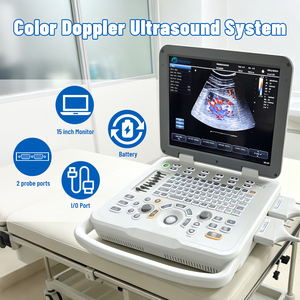 Appareil d'échographie Doppler couleur portable pour ordinateur portable, scanner de diagnostic médical avec <span class=keywords><strong>sonde</strong></span> convexe linéaire transvaginale - Product Image 1