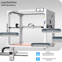 Imprimante 3D industrielle Jumo 3D FDM 1000x1000x1000mm haute vitesse 500mm/s pour la sculpture et le prototypage de grandes statues