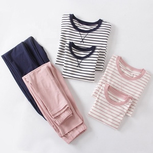 Unisex ชุดนอน2ชิ้นชุดคลาสสิกชุดนอนกลางคืนชุดนอน Loungewear สำหรับเด็ก - Product Image 3