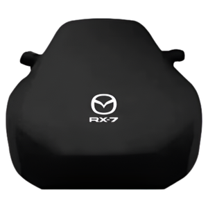 Housse de voiture personnalisée avec <span class=keywords><strong>logo</strong></span> spécial <span class=keywords><strong>Mazda</strong></span> RX-7 FC3S Roadster, tissu en velours doux élastique, luxe, anti-poussière, résistant aux UV, anti-rayures - Product Image 1