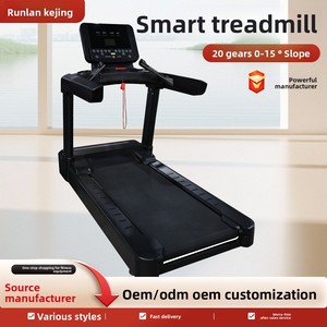 <span class=keywords><strong>Caminadora</strong></span> Comercial con Pantalla Táctil Inteligente, Amortiguación de Impactos, Silenciosa, <span class=keywords><strong>Eléctrica</strong></span>, para Gimnasio, Fitness en Interiores, Pérdida de Grasa, Máquina para Correr - Product Image 5