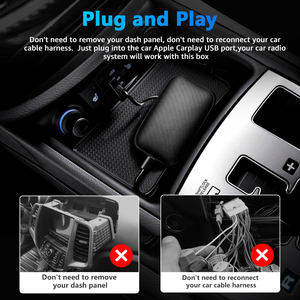 Adaptateur CarPlay filaire vers sans fil Android auto pour voiture universelle, boîtier Ai, lecteur vidéo multimédia <span class=keywords><strong>Netflix</strong></span> YouTube, nouveauté 2023 - Product Image 3