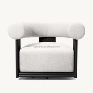 Muebles de aluminio para exteriores Sassanid, sillón giratorio de aluminio <span class=keywords><strong>Bondi</strong></span> hecho a mano contemporáneo - Product Image 2