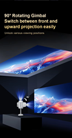 Nouvelle marque Portable Home cinéma vidéo projecteur 4K 1080P Smart Android Mini projecteur LED affichages interactifs initiaux blanc