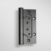 Charnières de porte papillon à pivot noir à roulement à billes à charnière affleurante en acier inoxydable