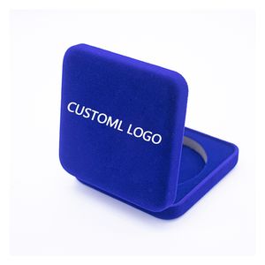 Custom Logo Commemorative Coin <b>Display</b> Velvet Box <b>Medal</b> Souvenir Packaging Gift Box - Product Image 6