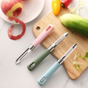Juego de Peladores de Acero Inoxidable de 3 Piezas, Cuchillo Multiusos para Pelar Frutas y Verduras, Utensilio de Cocina - Product Image 1