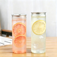 Bouteilles de boisson en plastique PET 100ml/250ml/330ml/500ml/750ml/1000ml avec bouchon à anneau, scellées, vides, pour boissons gazeuses et eau minérale