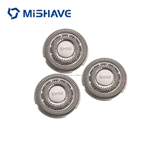 SH90 Lot de 3 têtes de rechange pour <span class=keywords><strong>Philips</strong></span> Norelco Series <span class=keywords><strong>9000</strong></span> (S9xxx) 8000 (S8xxx) Acier inoxydable Norelco <span class=keywords><strong>9000</strong></span> amélioré - Product Image 3
