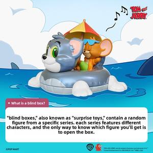 Caja Sorpresa Original <span class=keywords><strong>y</strong></span> Auténtica de Popmart para la Serie de Animación Occidental <span class=keywords><strong>Tom</strong></span> <span class=keywords><strong>y</strong></span> <span class=keywords><strong>Jerry</strong></span>, con Figuras de PVC de Animales, Temática Divertida, Serie Paradise - Product Image 3