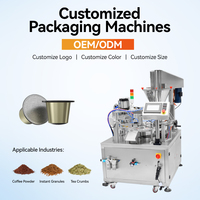 Machine de remplissage entièrement automatique pour capsules de café Nespresso en matériaux biodégradables, pour liquides, poudres et granulés
