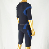 Combinaison d'entraînement bleue grande taille EMS, machine de fitness Miha Bodytec EMS, sous-vêtements EMS Miha Bodytec