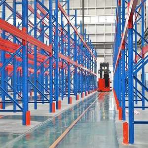 Sistema de estanterías para paletas de acero reforzado con acceso directo, de 5 niveles, para almacenes. - Product Image 3