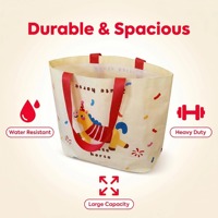 Sac de shopping personnalisé imprimé en couleur avec matériau PP laminé, imperméable et durable, sac tissé en PP recyclable