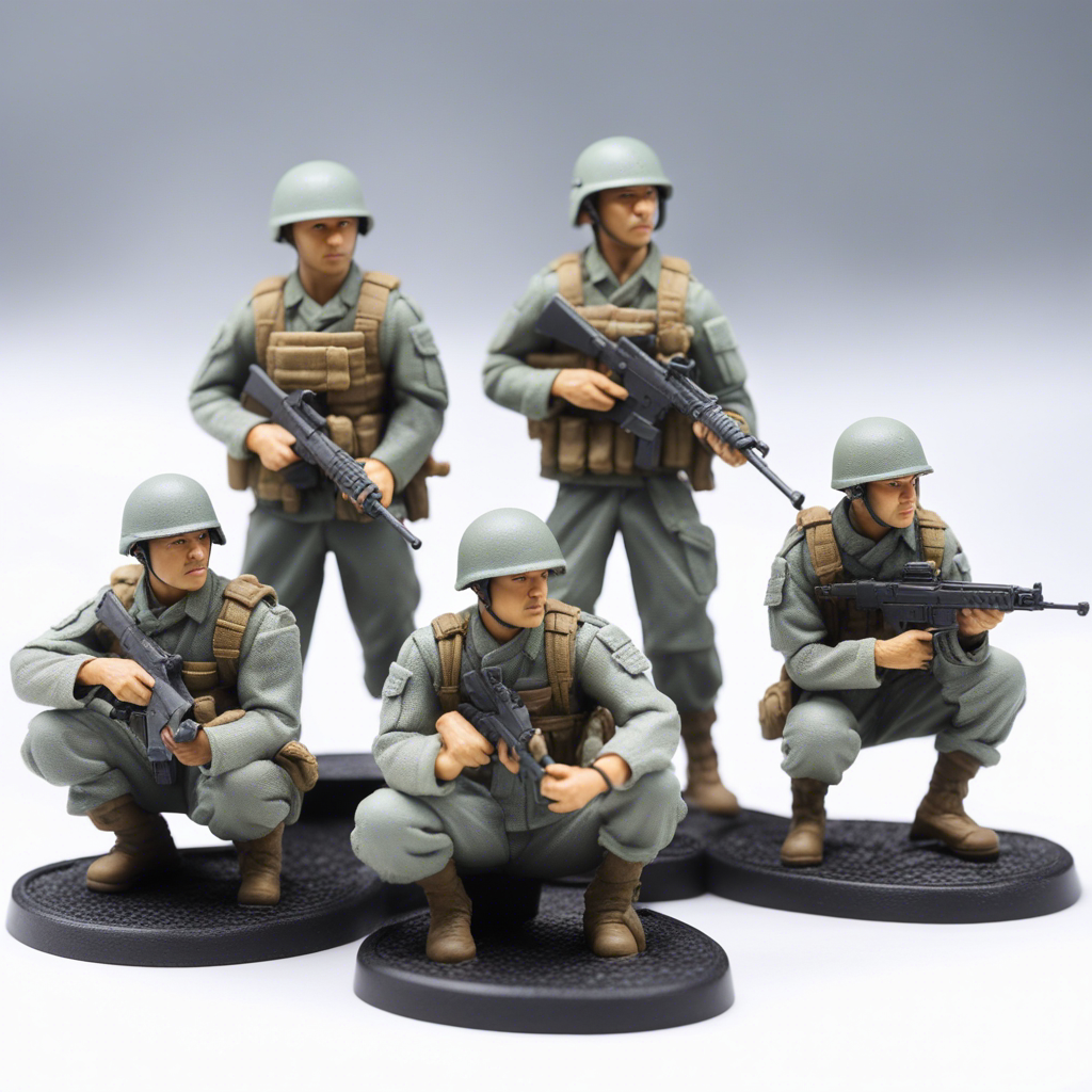 Mini Plastic Army Men Soldier Toy Special Military Action Figure Play Set