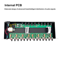 224XL Crossover Audio 4 Voies Professionnel avec Sortie Subwoofer 2/4 pour Spectacle Scénique