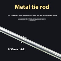 Pistolet à colle structurel électrique manuel de qualité industrielle avec tige de dents en fer demi-ronde à économie de main-d 'œuvre, outil de colle pour verre épaissi