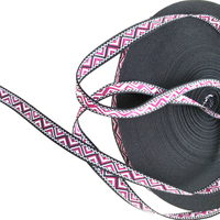 Ruban Jacquard Ethnique Style Folk 100% Polyester Écologique 1,3 cm Accessoires Vestimentaires Sans Élastique Ruban Unique pour Vêtements