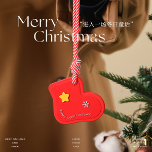 Coffret Cadeau Parfum de Noël, Ornement Suspendu en Bois d'Aromathérapie, Décoration Parfumée pour la Maison, Cadeau d'Entreprise pour les Fêtes - Product Image 5