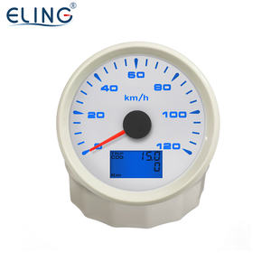 ELING 85mm GPS velocímetro 120KMH 200 KM/H odómetro con curso de viaje sobre el suelo 8 colores de retroiluminación para coches camiones barcos yates - Product Image 6