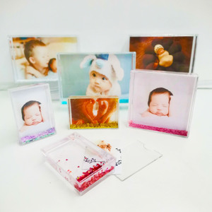 <span class=keywords><strong>2021</strong></span> personnalisé paillettes cadre Photo nouveau Design en plastique bébé Souvenir cadeau pour les femmes enceintes pleine lune sérigraphie cadeau - Product Image 6