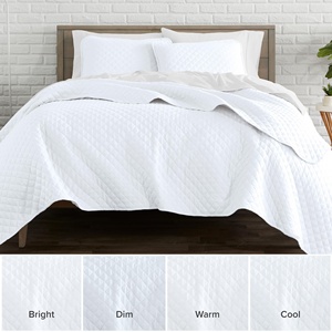 Set Copriletto di Lusso Morbido per Hotel, Trapunta <span class=keywords><strong>in</strong></span> Cotone e Microfibra, Lenzuola Leggere e Traspiranti - Product Image 3