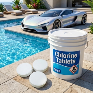 Nouvelle technologie, comprimés <span class=keywords><strong>de</strong></span> <span class=keywords><strong>nettoyage</strong></span> pour piscine, pureté <span class=keywords><strong>de</strong></span> l'eau 99 %, sûrs et efficaces, comprimés pour piscine. - Product Image 2