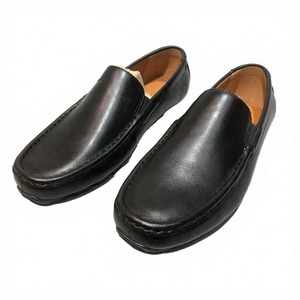 Mocassins en cuir pour hommes, à lacets, confortables, respirants, style pieds nus, chaussures décontractées habillées, fabricant OEM - Product Image 2