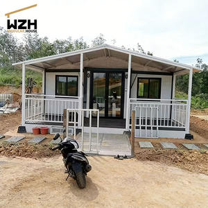 <span class=keywords><strong>Casa</strong></span> Container Espandibile da 20 Ft con Pannelli Solari su Ruote Wzhg Case Spedibili con Due o Tre Camere da Letto - Product Image 1