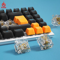 Vollständig transparenter Kailh Clione Limacina Linear Switch mit 38gf leichter Betätigungskraft für schlanke High-End-Bürotastaturen, OEM-kompatibel