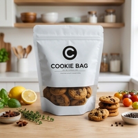 Sachets refermables écologiques en aluminium anti-humidité pour snacks, noix, salades et aliments pour bébés, en PE et Mylar