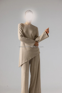 Set di 3 Pezzi Willson: Camicia e Pantaloni in Cotone Elasticizzato, <span class=keywords><strong>Abbigliamento</strong></span> Islamico Elegante per Donne Musulmane, Modesto e <span class=keywords><strong>Chic</strong></span> - Product Image 6
