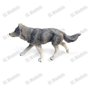 Modelos SL, Juego de 5 Piezas de Modelos de Familia de Lobos Salvajes Realistas de Plástico Sólido, Juguetes de PVC para Mayores de 4 Años - Product Image 3