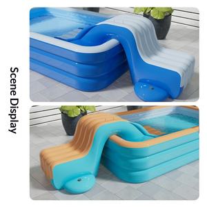 Glissade de <span class=keywords><strong>piscine</strong></span> <span class=keywords><strong>gonflable</strong></span> pour bébé, en PVC écologique, glissade aquatique pour enfants - Product Image 3