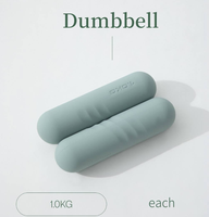 Accessoires de Pilates, Fitness à domicile, Yoga, Musculation, Marche, Gym, Haltères, Poids libres, Haltères en silicone pour femmes