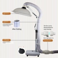 Ventilateur d'extraction vertical JIHE-TCM JQ30070 certifié ISO, à forte aspiration, en acier inoxydable, avec cadre de moxibustion pour la maison et l'évacuation des petites fumées
