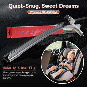 Balais <span class=keywords><strong>d</strong></span>'<span class=keywords><strong>essuie</strong></span>-<span class=keywords><strong>glace</strong></span> sans cadre de haute qualité, directement de l'usine, 4 adaptateurs, ajustement universel, robustes et durables, emballage personnalisé, prix avantageux en gros - Product Image 4