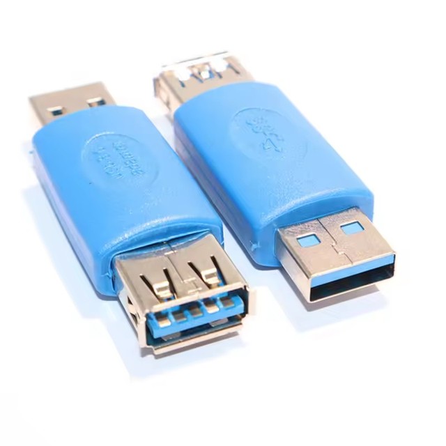 USB 3.0 USB A Male to A Female Gender Changer Coupler Connector Short Converter