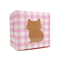 Boîtes à bonbons en carton pour fenêtre personnalisables, pour aliments, friandises sucrées, cadeaux, emballage de biscuits, joyeux