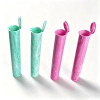 Tubes en plastique Pop Top à veinage marbré aux couleurs vives, vente en gros OEM, 109 mm, tubes d'emballage 73, 98, 109, 116, 120 mm, tube Pop Top