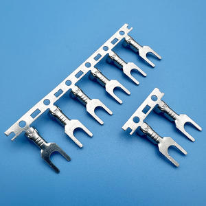 Bloc de bornes de type fourche en cuivre pur 5P M3, bornes de type U pour l'électronique et l'ingénierie électrique - Product Image 1