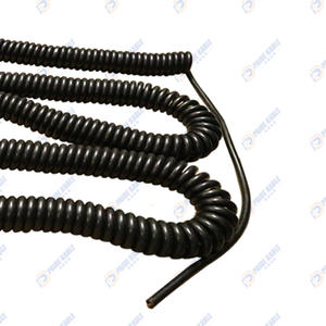 3x2.5mm cavo a spirale flessibile a molla retrattile con rivestimento in PU - Product Image 3