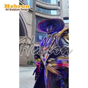 Nuevo Modelo 2026 con Envío Gratuito, Elegante Traje de <span class=keywords><strong>Robot</strong></span> LED, Disfraz de <span class=keywords><strong>Robot</strong></span> Gigante para Fiestas, Disfraz de DJ para Fiestas - Product Image 5